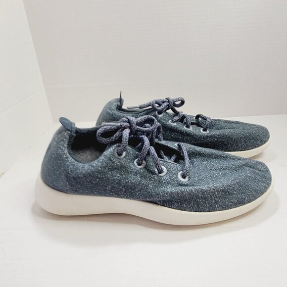 Allbirds Wool Sneakers Gray White Sole Merino Wool Washable SIze 10 Women's‎ - Picture 1 of 9